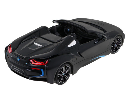 BMW i8 Roadster чорний RASTAR модель 1:12 Авто на дистанційному керуванні + пульт 2,4 ГГц