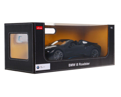 BMW i8 Roadster чорний RASTAR модель 1:12 Авто на дистанційному керуванні + пульт 2,4 ГГц