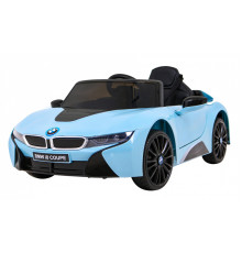 BMW I8 Lift Battery Car Blue + Пульт + Повільний Старт + 3-точкові ремені безпеки + MP3 USB + LED