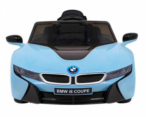 BMW I8 Lift Battery Car Blue + Пульт + Повільний Старт + 3-точкові ремені безпеки + MP3 USB + LED