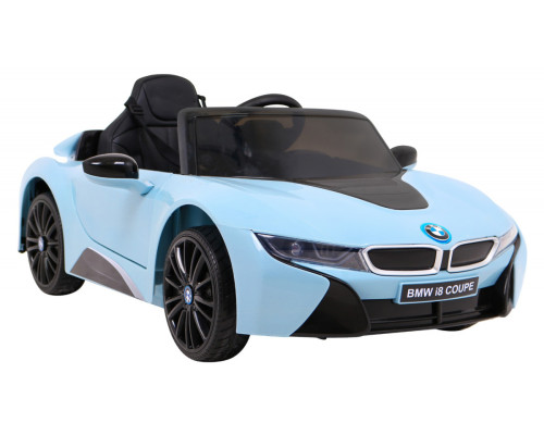 BMW I8 Lift Battery Car Blue + Пульт + Повільний Старт + 3-точкові ремені безпеки + MP3 USB + LED