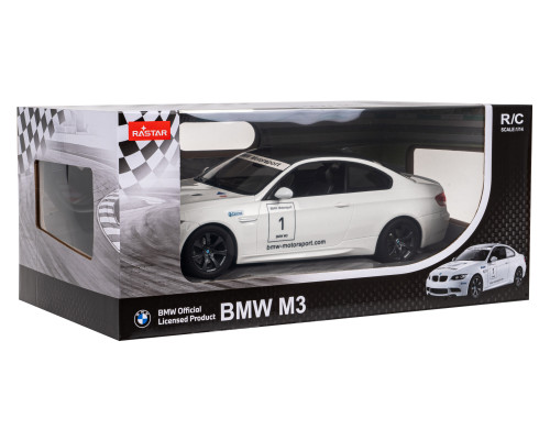 BMW M3 білий RASTAR модель 1:14 Автомобіль на дистанційному керуванні + пульт 2,4 ГГц