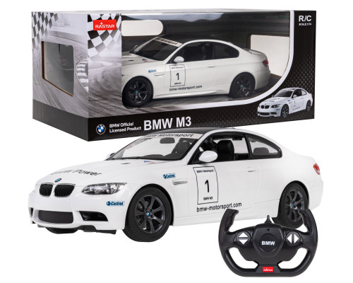 BMW M3 білий RASTAR модель 1:14 Автомобіль на дистанційному керуванні + пульт 2,4 ГГц