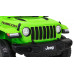 Дитячий Jeep Wrangler Rubicon на акумуляторі Зелений + Пульт + Радіо MP3 LED + Колеса EVA