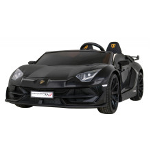 Lamborghini SVJ DRIFT для 2 дітей Black + Функція Drift + Пульт + MP3 LED + Free Start