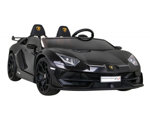 Lamborghini SVJ DRIFT для 2 дітей Black + Функція Drift + Пульт + MP3 LED + Free Start