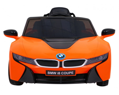 BMW I8 Lift Car з акумулятором Помаранчевий + Пульт + Безкоштовний Старт + 3-точкові ремені безпеки + MP3 USB + LED