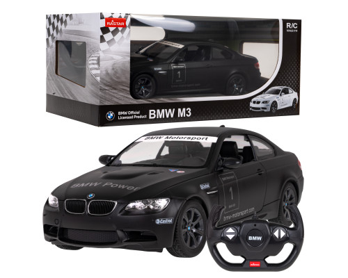 BMW M3 black RASTAR модель 1:14 Автомобіль на дистанційному керуванні + пульт 2,4 ГГц