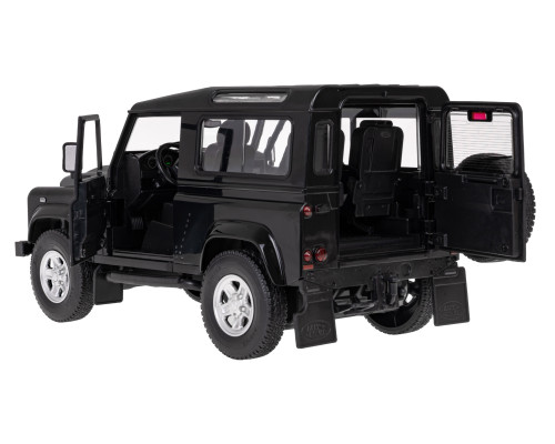 Land Rover Defender чорний RASTAR модель 1:14 + Пульт 2,4 ГГц + Ручне відкривання дверей