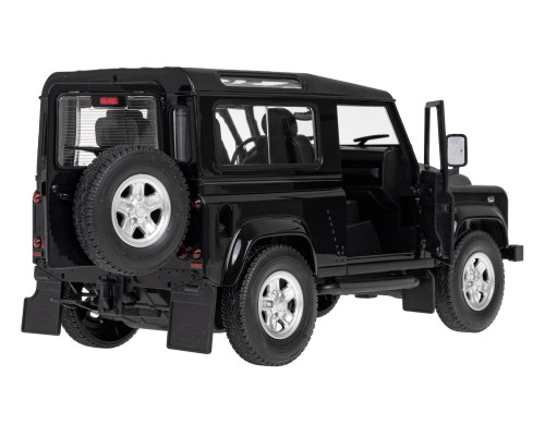 Land Rover Defender чорний RASTAR модель 1:14 + Пульт 2,4 ГГц + Ручне відкривання дверей