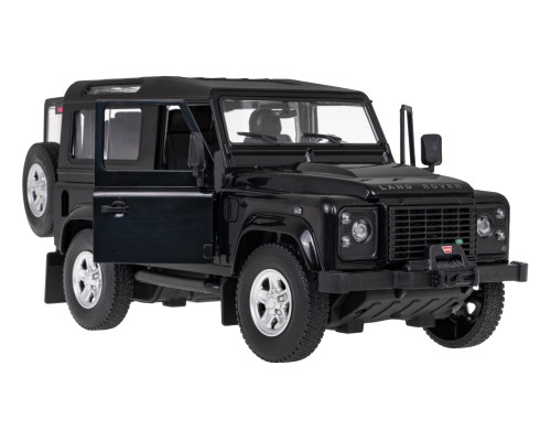 Land Rover Defender чорний RASTAR модель 1:14 + Пульт 2,4 ГГц + Ручне відкривання дверей