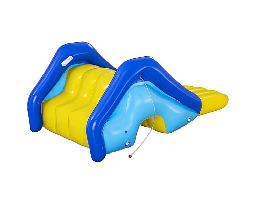 Гірка надувна дитяча Bestway 52453, 247 x 124 x 100 см - синьо-жовта