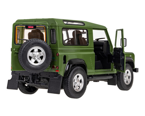 Land Rover Defender зелений RASTAR модель 1:14 Пульт автомобіля + Пульт 2,4 ГГц + Двері відкриваються вручну