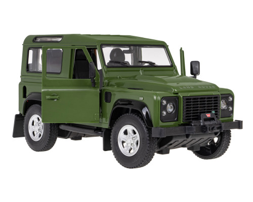 Land Rover Defender зелений RASTAR модель 1:14 Пульт автомобіля + Пульт 2,4 ГГц + Двері відкриваються вручну