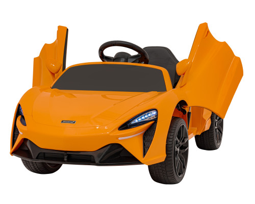 Дитячий McLaren Artura на акумуляторі Помаранчевий + 4x4 Drive + Пульт + Вільний старт + EVA + Audio LED