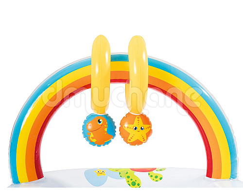 Пеленальний столик надувний Bestway 52241, 81 x 63 x 46 см - різнокольоровий