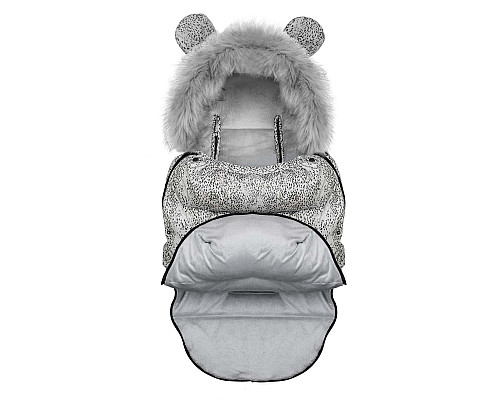 Конверт Elmi Ricokids для коляски та санок, 95 х 48 см - білий