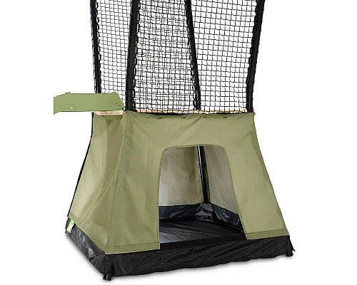 Ігровий майданчик EXIT Ivy з гіркою та гойдалкою 253 х 268 х 216 см - зелений