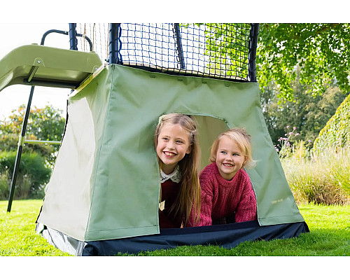 Ігровий майданчик EXIT Ivy з гіркою та гойдалкою 253 х 268 х 216 см - зелений