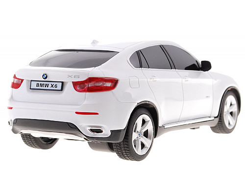 BMW X6 білий RASTAR модель 1:24 Позашляховик на дистанційному керуванні + пульт BMW X6 білий RASTAR модель 1:24 Позашляховик на дистанційному керуванні + пульт