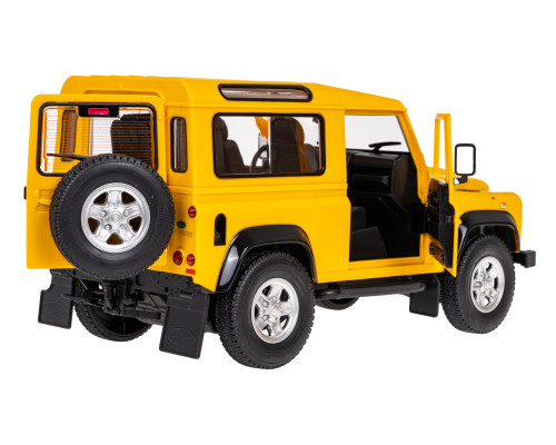 Land Rover Defender жовтий RASTAR модель 1:14 Пульт авто + Пульт 2,4 ГГц + Двері відкриваються вручну