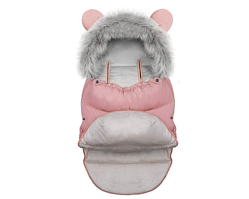 Конверт Elmi Ricokids для коляски та санок, 95 х 48 см - світло-рожевий