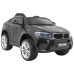 Дитячий електромобіль BMW X6M Чорний + Пульт + EVA + Безкоштовний старт + Аудіо панель + LED