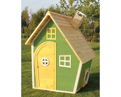 Будиночок дерев'яний EXIT Fantasia 128 х 108 х 171 см - зелений