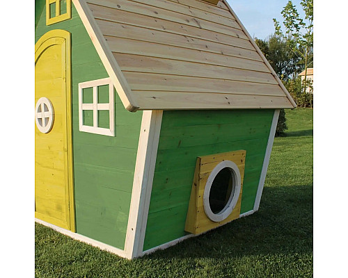 Будиночок дерев'яний EXIT Fantasia 128 х 108 х 171 см - зелений