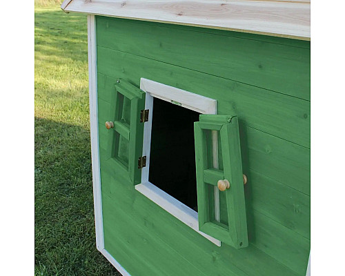 Будиночок дерев'яний EXIT Fantasia 128 х 108 х 171 см - зелений