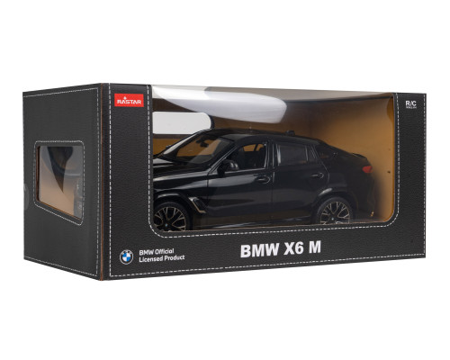 BMW X6 M black RASTAR модель 1:14 Авто на дистанційному керуванні + пульт 2,4 ГГц