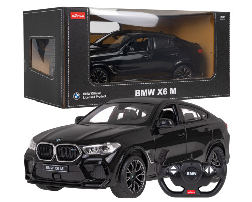 BMW X6 M black RASTAR модель 1:14 Авто на дистанційному керуванні + пульт 2,4 ГГц