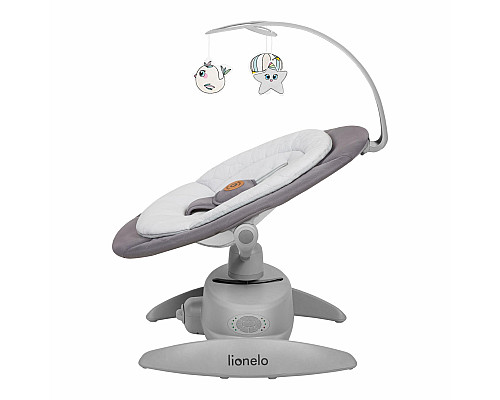Крісло-гойдалка Lionelo MELL GREY STONE