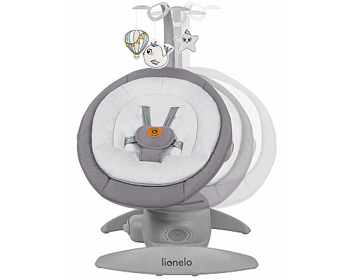 Крісло-гойдалка Lionelo MELL GREY STONE