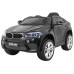 Дитячий електромобіль BMW X6M Чорна фарба + Пульт + EVA + Повільний запуск + Аудіо + LED