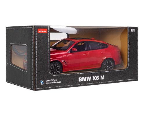 BMW X6 M червоний RASTAR модель 1:14 Автомобіль на дистанційному керуванні + пульт 2,4 ГГц