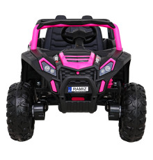 Баггі UTV 2000M Racing Battery Car Pink + MP3 Звуки Світло + Пульт дистанційного керування + Вільний старт