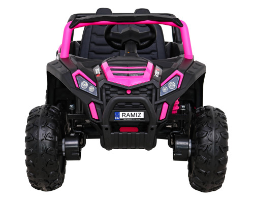 Баггі UTV 2000M Racing Battery Car Pink + MP3 Звуки Світло + Пульт дистанційного керування + Вільний старт