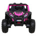 Баггі UTV 2000M Racing Battery Car Pink + MP3 Звуки Світло + Пульт дистанційного керування + Вільний старт