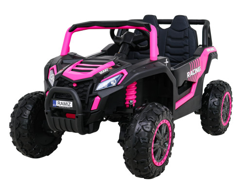 Баггі UTV 2000M Racing Battery Car Pink + MP3 Звуки Світло + Пульт дистанційного керування + Вільний старт