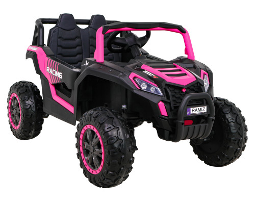 Баггі UTV 2000M Racing Battery Car Pink + MP3 Звуки Світло + Пульт дистанційного керування + Вільний старт