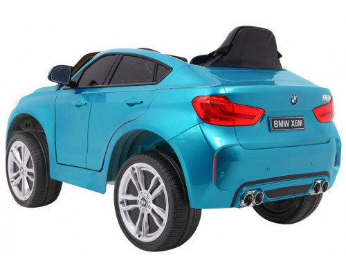 Дитяча акумуляторна машинка  BMW X6M Синя