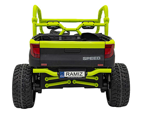 Дитяча акумуляторна вантажівка фермерська UTV Racing Green Дитяча акумуляторна вантажівка фермерська UTV Racing Green