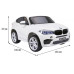 BMW X6M XXL для 2 дітей Білий + Пульт + Екошкіра + Сидіння + Free Start + MP3 USB + LED