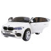 BMW X6M XXL для 2 дітей Білий + Пульт + Екошкіра + Сидіння + Free Start + MP3 USB + LED