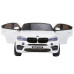 BMW X6M XXL для 2 дітей Білий + Пульт + Екошкіра + Сидіння + Free Start + MP3 USB + LED