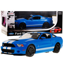 Авто на дистанційному керуванні + пульт Ford Shelby Mustang GT500 blue RASTAR модель 1:14 