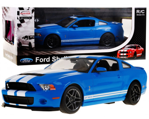 Авто на дистанційному керуванні + пульт Ford Shelby Mustang GT500 blue RASTAR модель 1:14