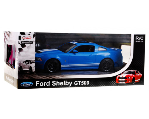 Авто на дистанційному керуванні + пульт Ford Shelby Mustang GT500 blue RASTAR модель 1:14