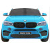 BMW X6M XXL для 2 дітей Синя фарба + Пульт + Екошкіра + Сидіння + Повільний запуск + MP3 + LED